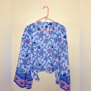 shein xs coverup top - thin cardigan